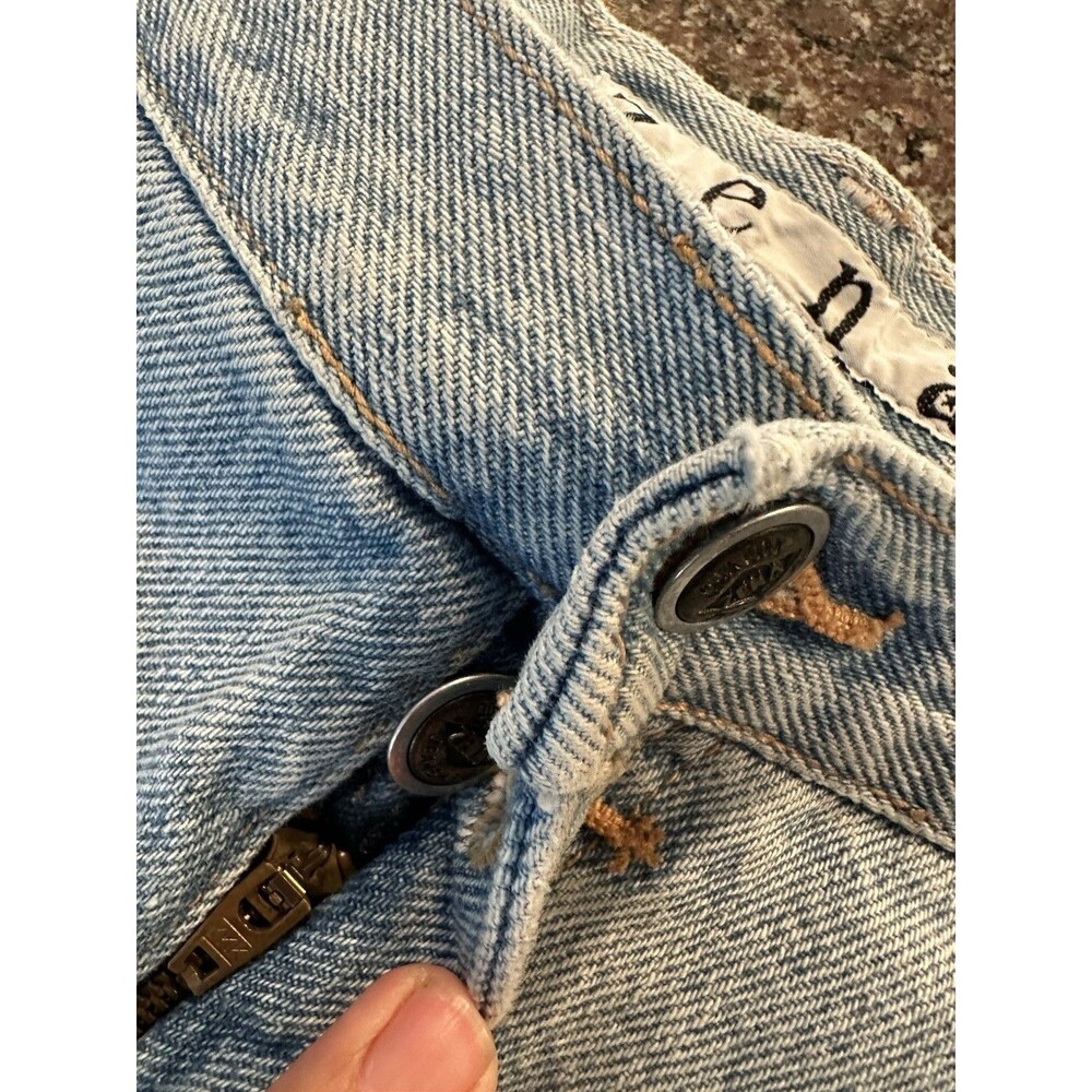 Vintage Y2K 90s Mom jeans  High Waisted Zena Jean Ultra Light Wash Size‎ 11/30 - Picture 9 of 15